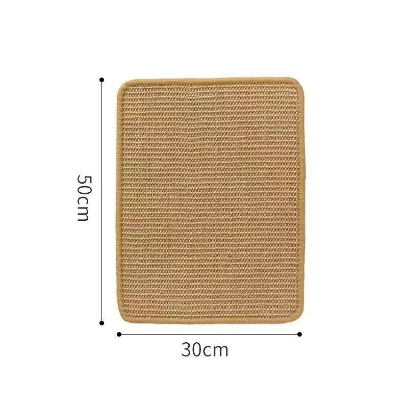 Sisal cat scratch board, wear-resistant and shavings free, large cat claw board, integrated cat nest, anti cat scratch sofa protection, scratch resistant pad