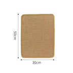 Sisal cat scratch board, wear-resistant and shavings free, large cat claw board, integrated cat nest, anti cat scratch sofa protection, scratch resistant pad
