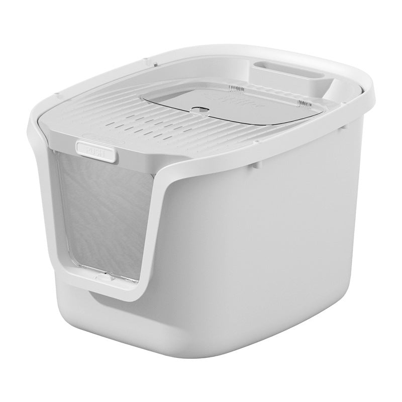 Cat Litter Box Fully Enclosed Deodorizing Cat Litter Scoop Top Entry Pmax Space Cat Litter Tray Cat Toilet Cat Supplies