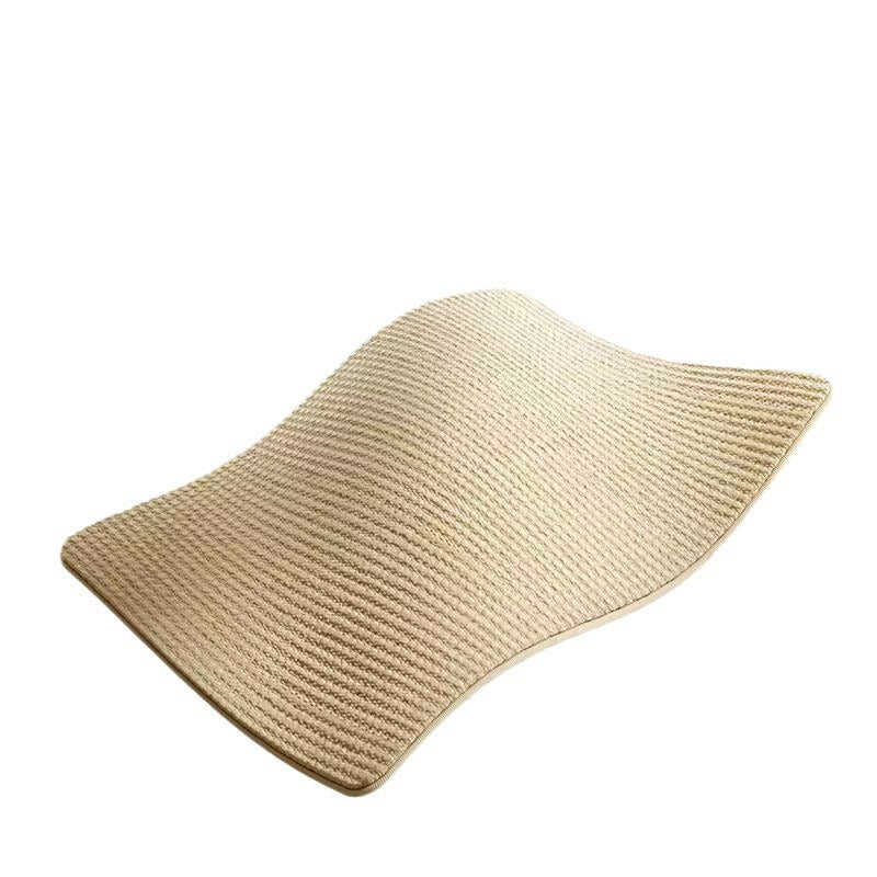 Sisal cat scratch board, wear-resistant and shavings free, large cat claw board, integrated cat nest, anti cat scratch sofa protection, scratch resistant pad