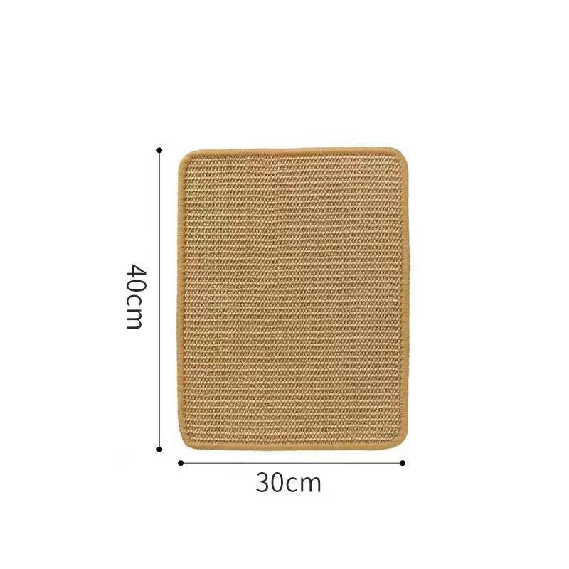 Sisal cat scratch board, wear-resistant and shavings free, large cat claw board, integrated cat nest, anti cat scratch sofa protection, scratch resistant pad