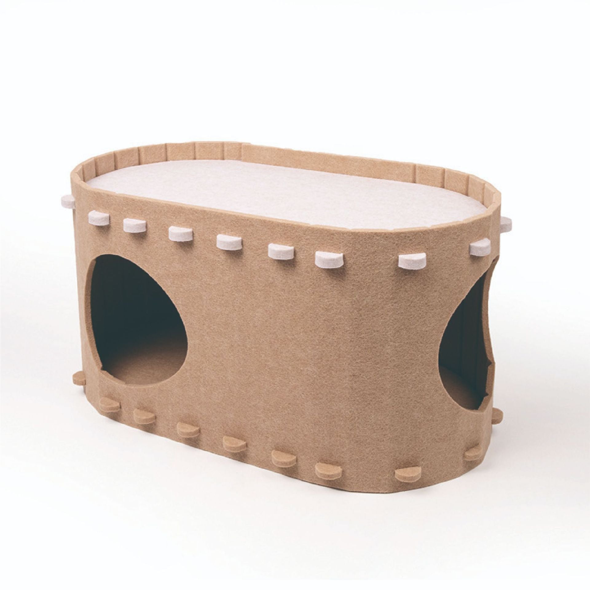 Cross border cat nest is wear-resistant, shavings resistant, scratch resistant, double-layer cat nest, universal all season anti scratch, large space felt cat nest