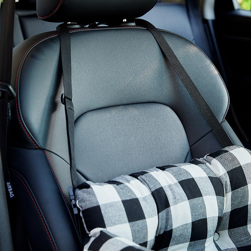 Four - season universal, outdoor - portable, enlarged pet bed for cross - border. It's a new - style, simple, washable car - mounted bed for dogs and cats, available for wholesale