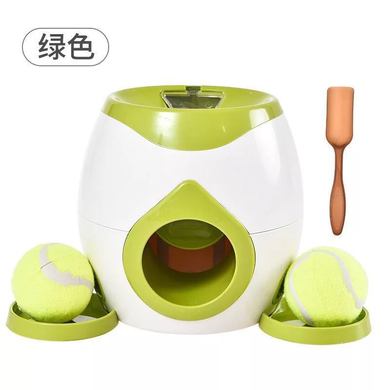 Pet dog tennis machine Self-entertaining toys to relieve boredom; Automatic food leakage reward machine feeder; Interactive indoor toys for dogs