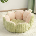 Cactus-shaped pet bed; Semi-enclosed kitten bed mat for winter warmth; Washable shaped cat beds and dog beds