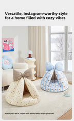 Wholesale Dog House Tent Winter Warm Enclosed Safe Small Dog Sleeping Dog House All Seasons