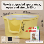 Cat Litter Box Fully Enclosed Deodorizing Cat Litter Scoop Top Entry Pmax Space Cat Litter Tray Cat Toilet Cat Supplies