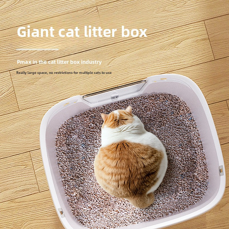 Cat Litter Box Fully Enclosed Deodorizing Cat Litter Scoop Top Entry Pmax Space Cat Litter Tray Cat Toilet Cat Supplies