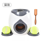 Pet dog tennis machine Self-entertaining toys to relieve boredom; Automatic food leakage reward machine feeder; Interactive indoor toys for dogs