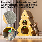 Christmas Tree Cat Scratching Board Cat Toy Corrugated Paper Cat Nest Wear-Resistant Cat Toy Cat Claw Board Non-Shedding All-Season Universal
