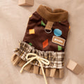 Warm corduroy princess-style cotton-padded jackets and skirts for small and medium-sized dogs in autumn and winter； Cat teddy pet dog clothes