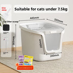Cat Litter Box Fully Enclosed Deodorizing Cat Litter Scoop Top Entry Pmax Space Cat Litter Tray Cat Toilet Cat Supplies