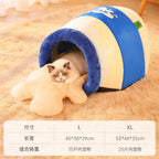 "Milk Can Pet Bed" Winter warm dog beds and cat beds; Yogurt bottle-shaped pet bed