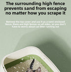 Oversized Litter Box Disinfection Deodorant Fully Enclosed Cat Toilet Litter Box Bason Extra Large Splash-Proof Wholesale