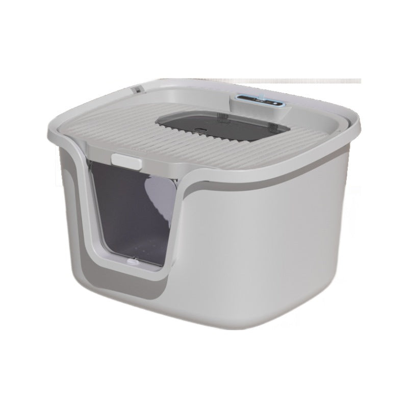 Cat Litter Box Fully Enclosed Deodorizing Cat Litter Scoop Top Entry Pmax Space Cat Litter Tray Cat Toilet Cat Supplies