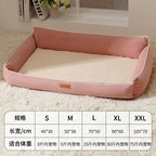 Dog Bed All-Season Pet Bed Non-Slip Pet Mat Medium Dog Yuanbao Shape Dog Mat Dog Bed Pet Mat