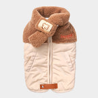 Dog autumn and winter cotton-padded jacket; Ultrasonic quilted cotton clothing Anti-shedding and warm clothes for puppies and kittens when they go out