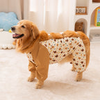 Pet dog dust-proof clothing for going out, full coverage on all four legs, waterproof and stain-resistant, comfortable and unrestrained. For large dogs