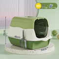 Oversized Litter Box Disinfection Deodorant Fully Enclosed Cat Toilet Litter Box Bason Extra Large Splash-Proof Wholesale
